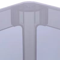 Ghost Vierkante Eettafel 80 cm : Transparant Modern Ontwerp