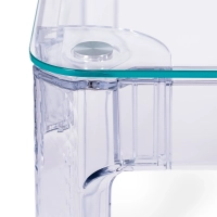 Obdélníkový jídelní stůl Ghost 120x80 cm | Transparentní a moderní design