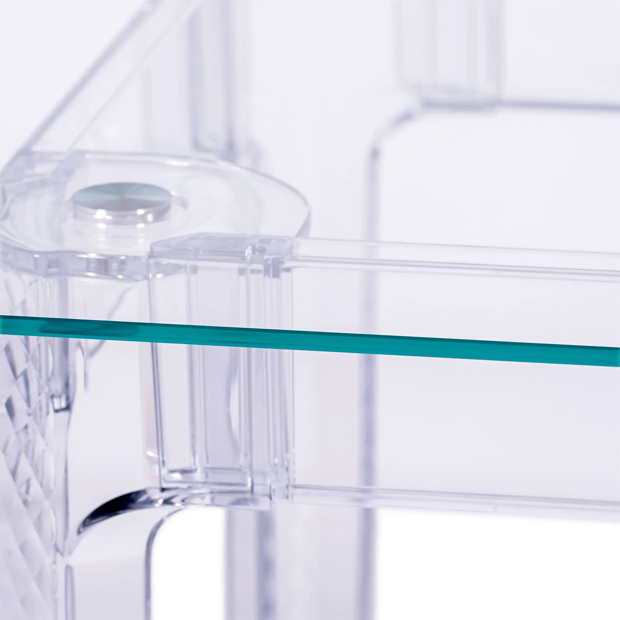 Ghost Eettafel 140x80 cm | Modern Transparant Ontwerp