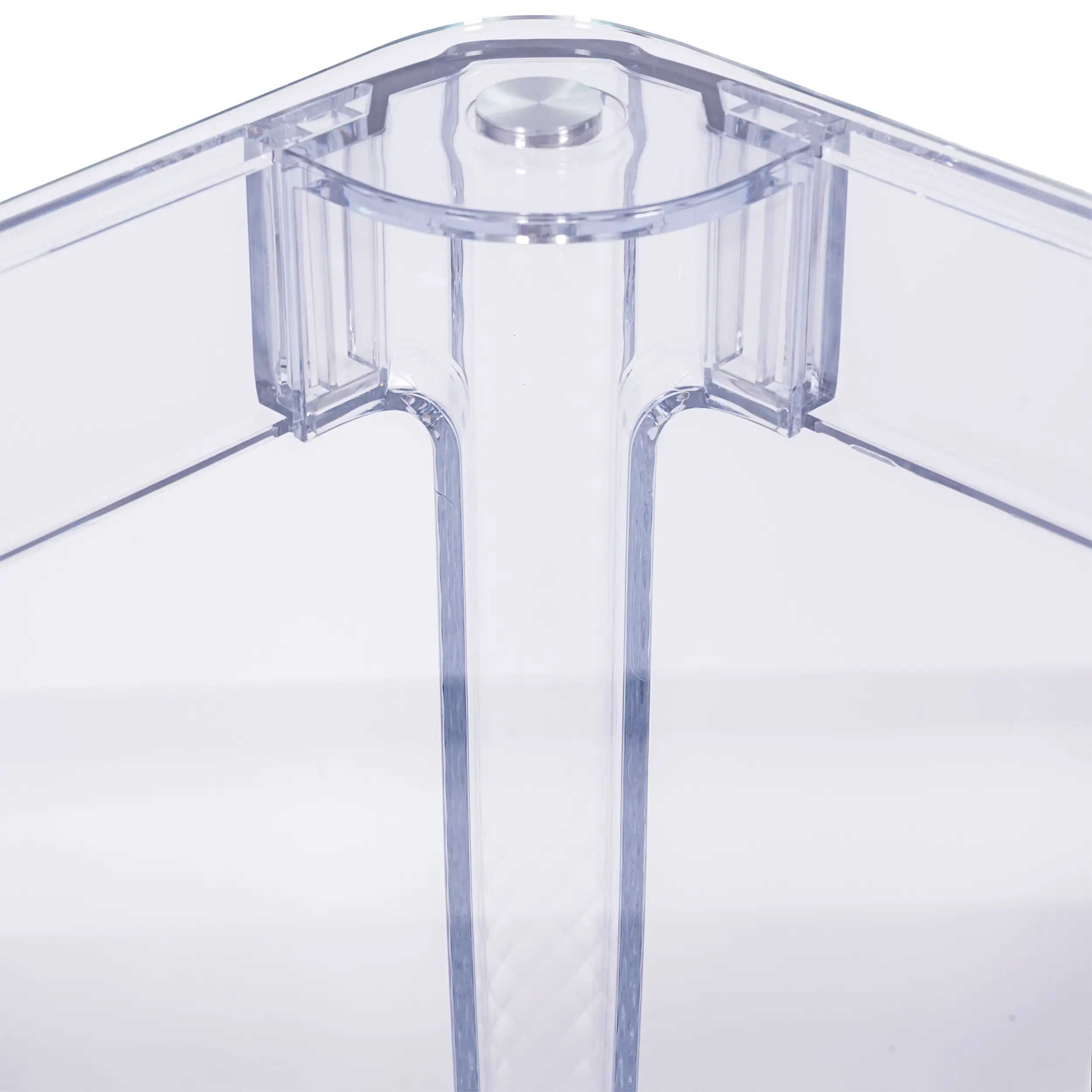 Ghost Square Table 60x60 cm | Transparent och minimalistisk design