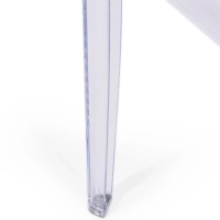 Ghost Square Table 60x60 cm | Transparentes und minimalistisches Design