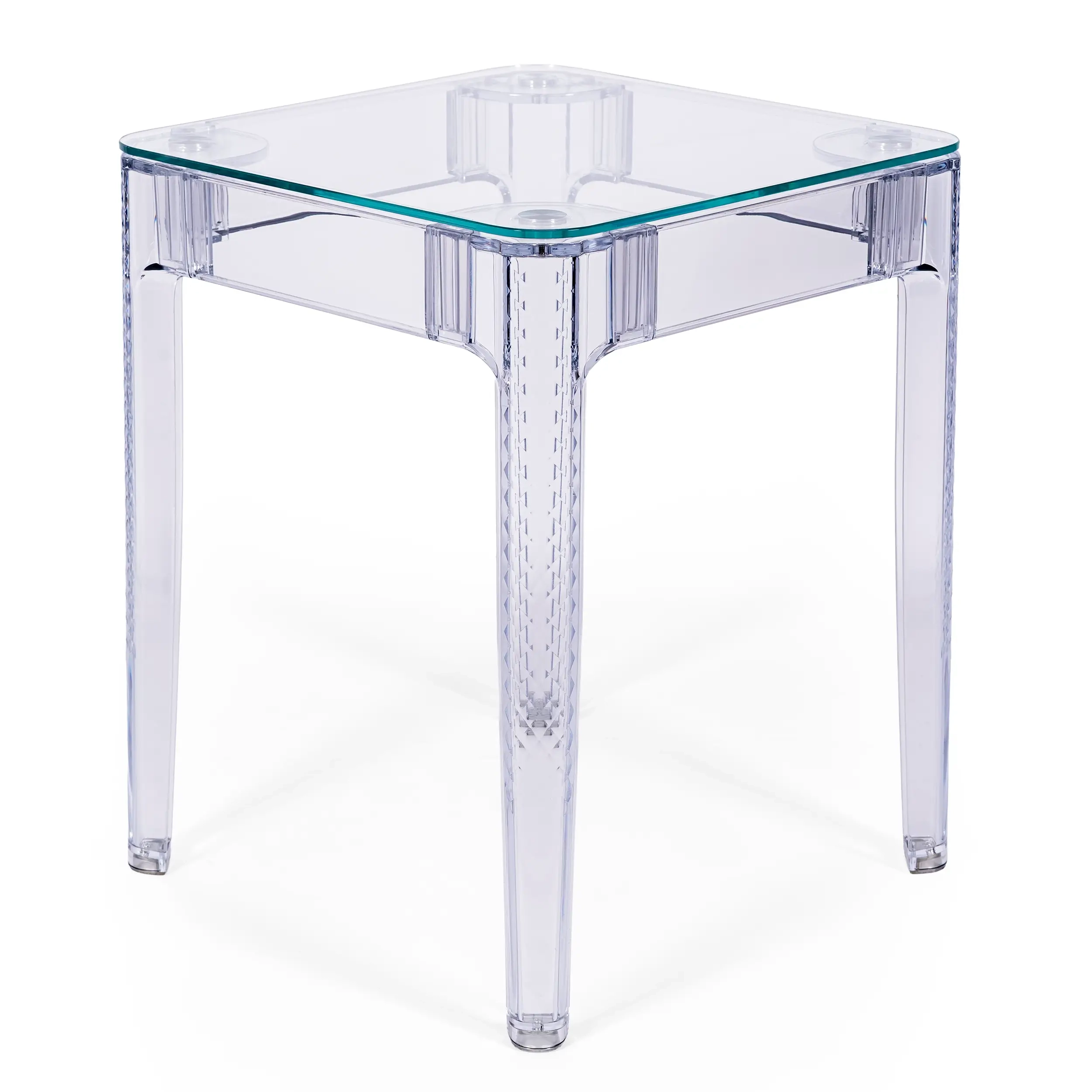 Ghost Square Table 60x60 cm | Transparent och minimalistisk design