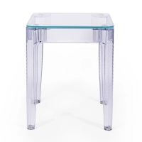 Ghost Square Table 60x60 cm | Transparentes und minimalistisches Design