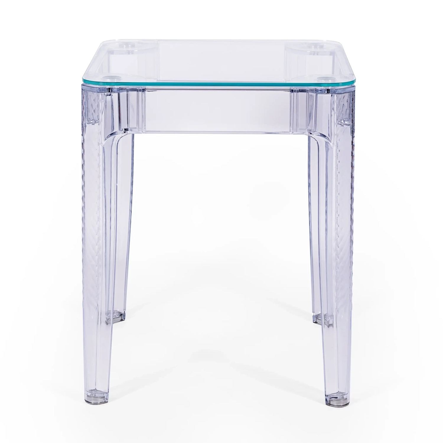 Tavolo quadrato Ghost 60x60 cm | Trasparente e dal design minimalista