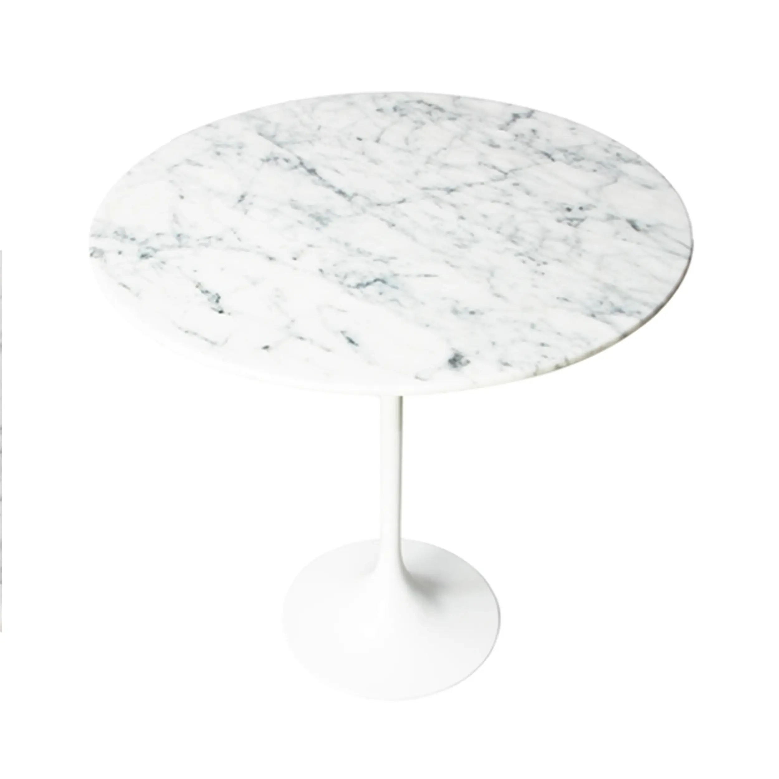 Inspiratie Bijzettafel Tulip Carrara Marmer Ø50 cm | Mobelarium