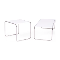 Conjunto de inspiração Mesas Laccio Breuer | Design Bauhaus | Mesas de centro e mesas de apoio