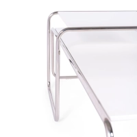 Conjunto de inspiração Mesas Laccio Breuer | Design Bauhaus | Mesas de centro e mesas de apoio