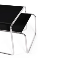 Inspiración conjunto Mesas Laccio Breuer | Diseño Bauhaus | Mesa Centro y Auxiliar