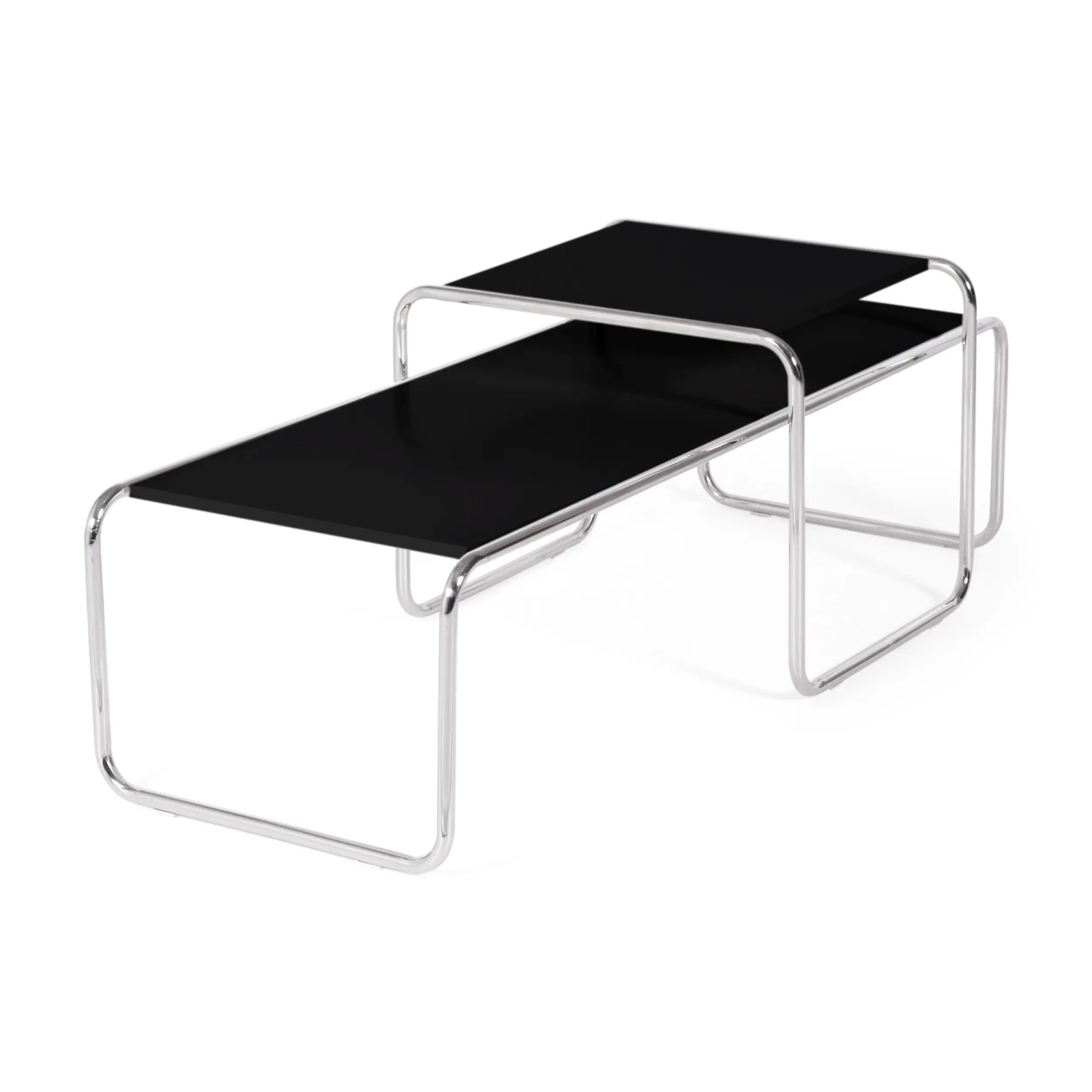 Réplica de la mesa Laccio Breuer de centro en color negro