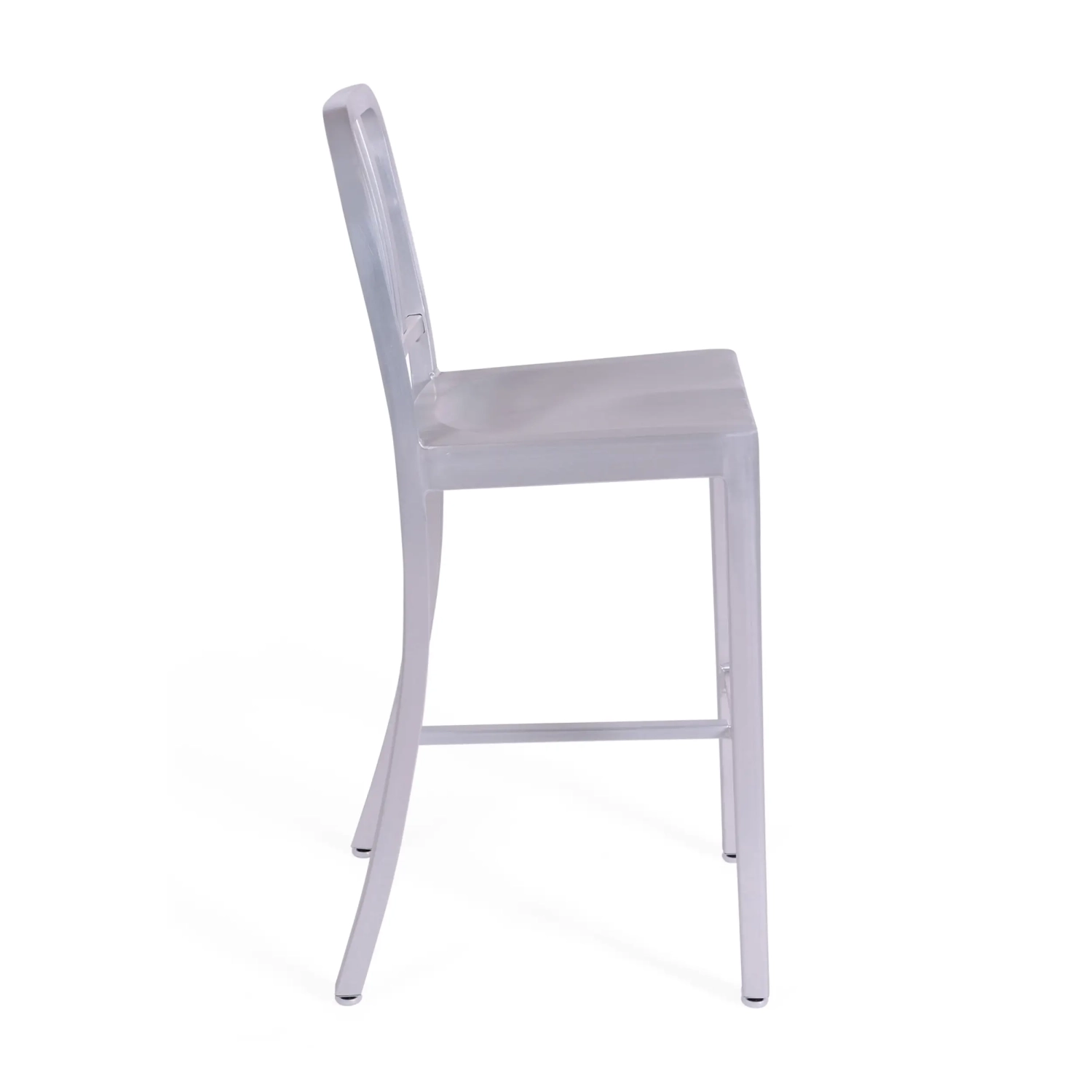 Sgabello Navi Army 66 cm in alluminio | Design industriale elegante
