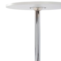 Högt bord Boom 60 cm - Modernt bord med kromad fot för kök eller bar