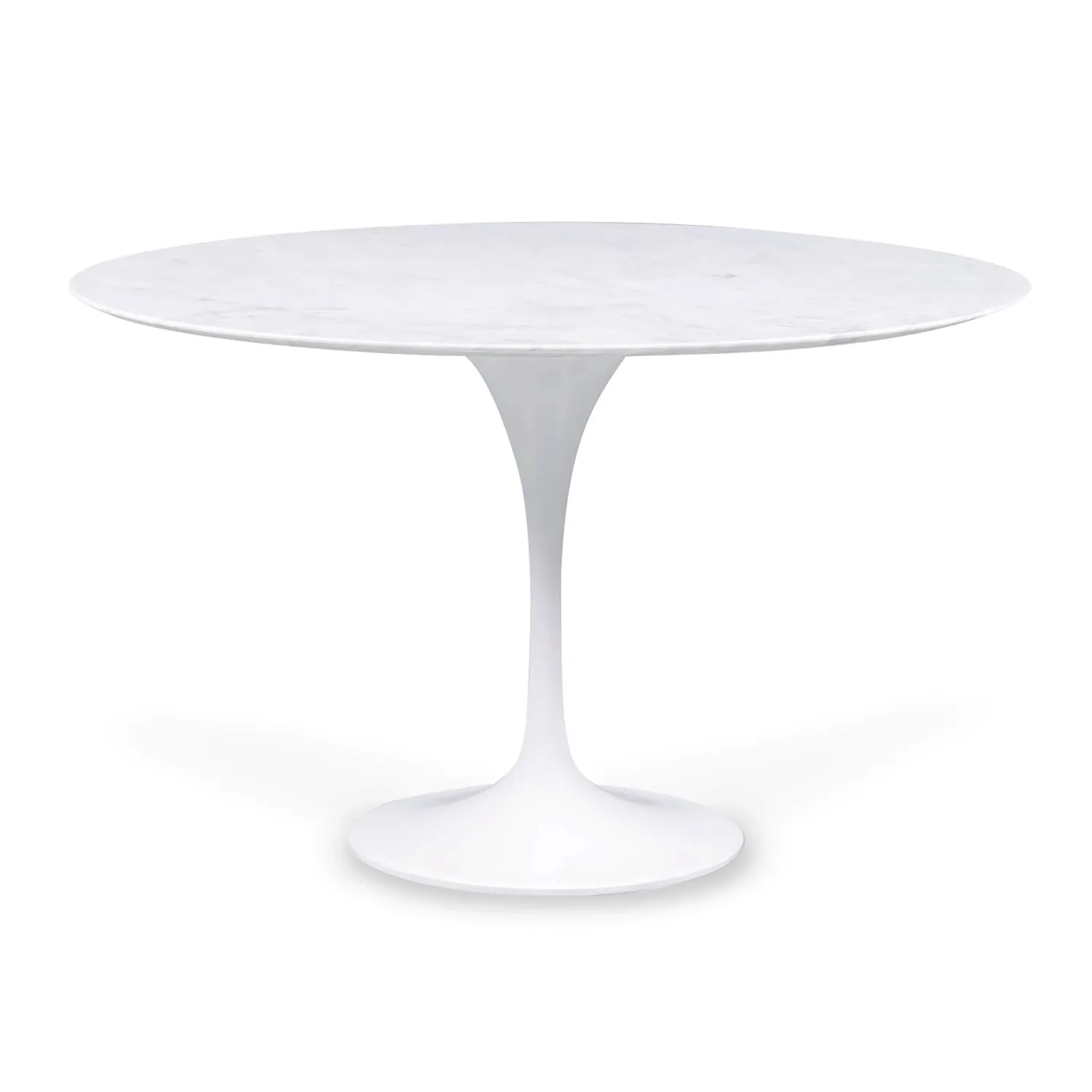Stół do jadalni Inspiration Tulip z marmuru Carrara 120 cm - designerskie meble