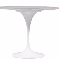 Inspiratie Tulip 100Ø Design Tafel in Carrara Marmer - Meubeldesign