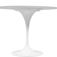 Inspiración Mesa de diseño Tulip 100Ø de Mármol Carrara - Mueble Design