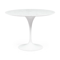 Inspiración Mesa de diseño Tulip 100Ø de Mármol Carrara - Mueble Design