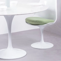 Inspiración Mesa de diseño Tulip 100Ø de Mármol Carrara - Mueble Design