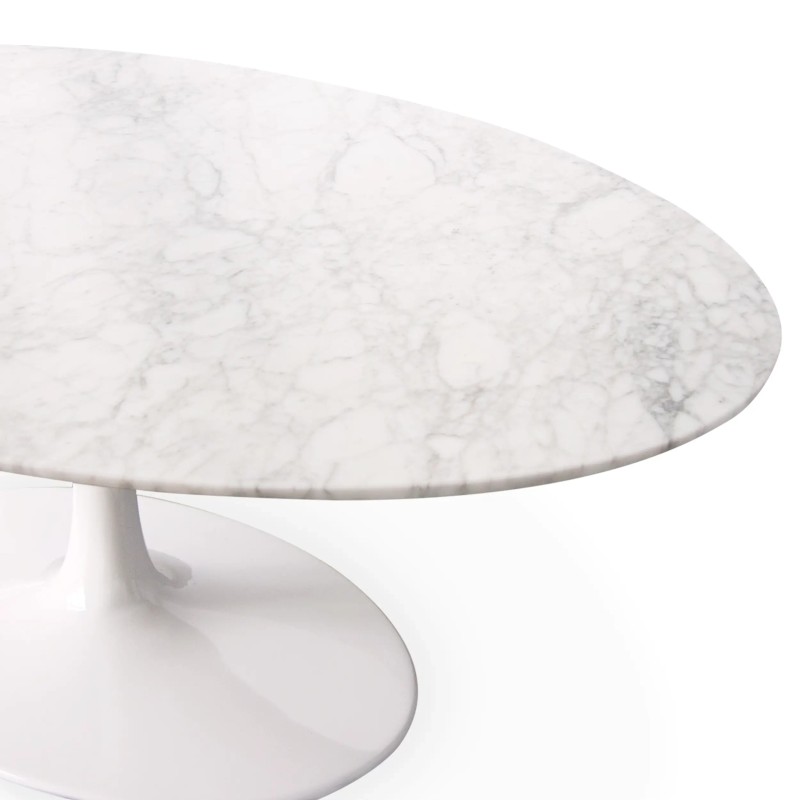 Inspiration Table Basse Tulip en Marbre de Carrare - Meubles Concept