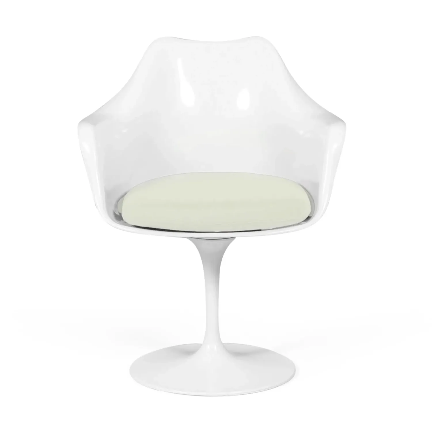 Stuhl Saarinen Tulip Arms mit Baumwollkissen - Designerstühle - Mobelarium