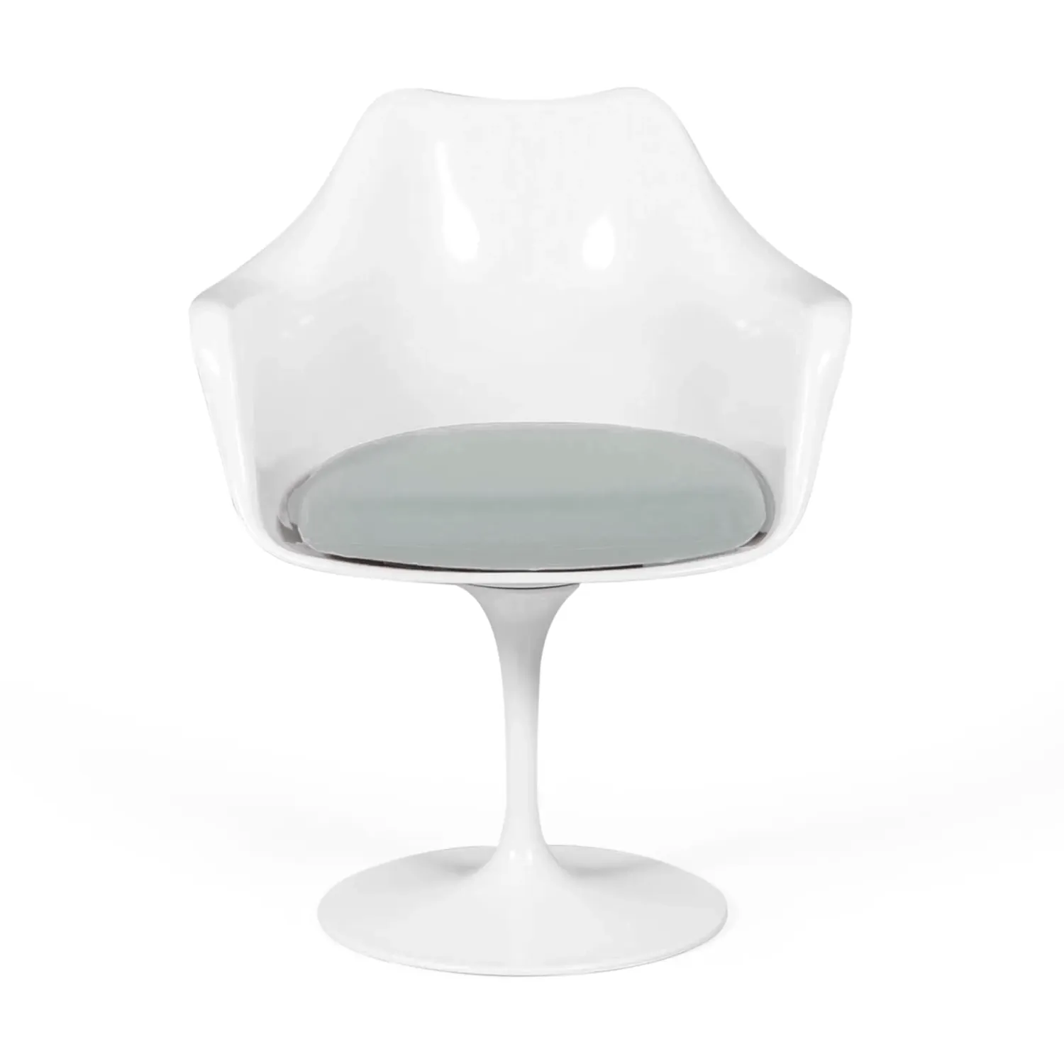 Stuhl Saarinen Tulip Arms mit Baumwollkissen - Designerstühle - Mobelarium