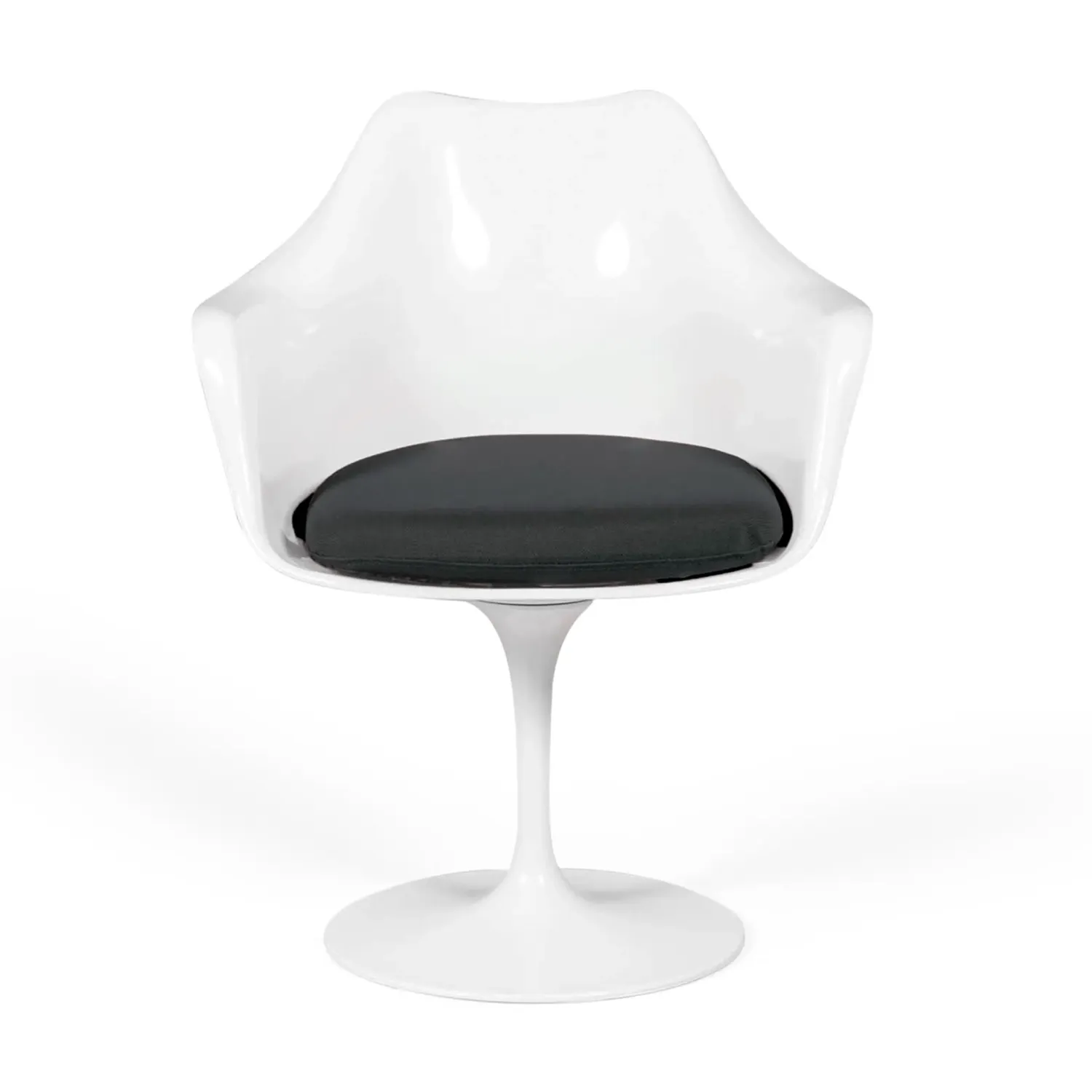 Stuhl Saarinen Tulip Arms mit Baumwollkissen - Designerstühle - Mobelarium