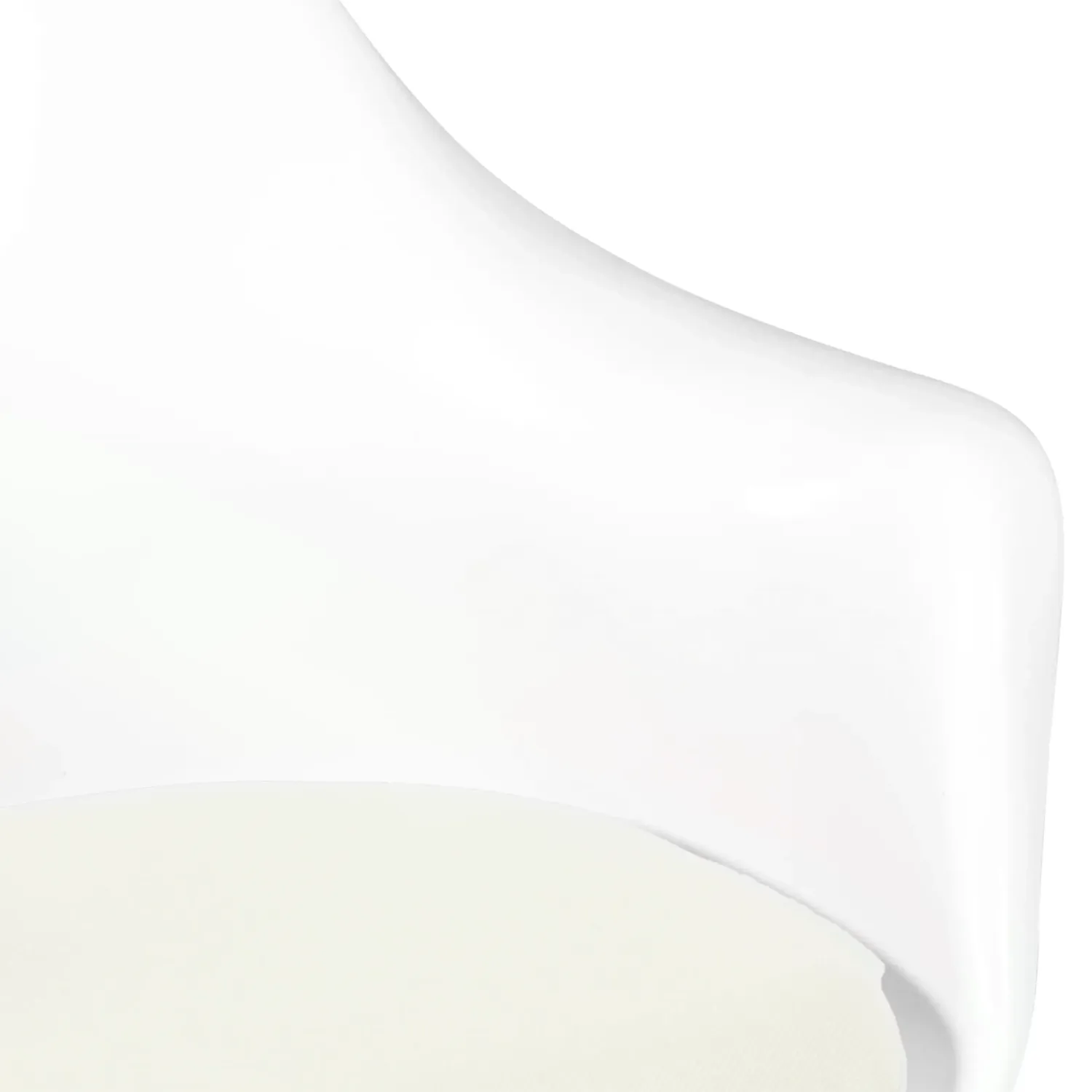 Stuhl Saarinen Tulip Arms mit Baumwollkissen - Designerstühle - Mobelarium