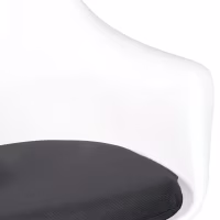Stuhl Saarinen Tulip Arms mit Baumwollkissen - Designerstühle - Mobelarium