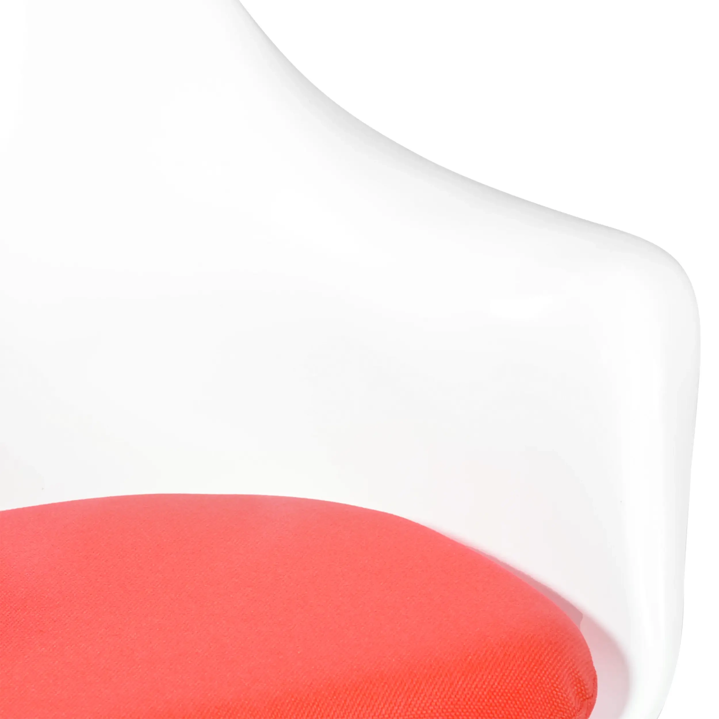 Stuhl Saarinen Tulip Arms mit Baumwollkissen - Designerstühle - Mobelarium