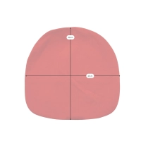 Kryt polštáře na židli Tulip Arms Cotton Cushion Cover | Omyvatelný suchý zip Replacement