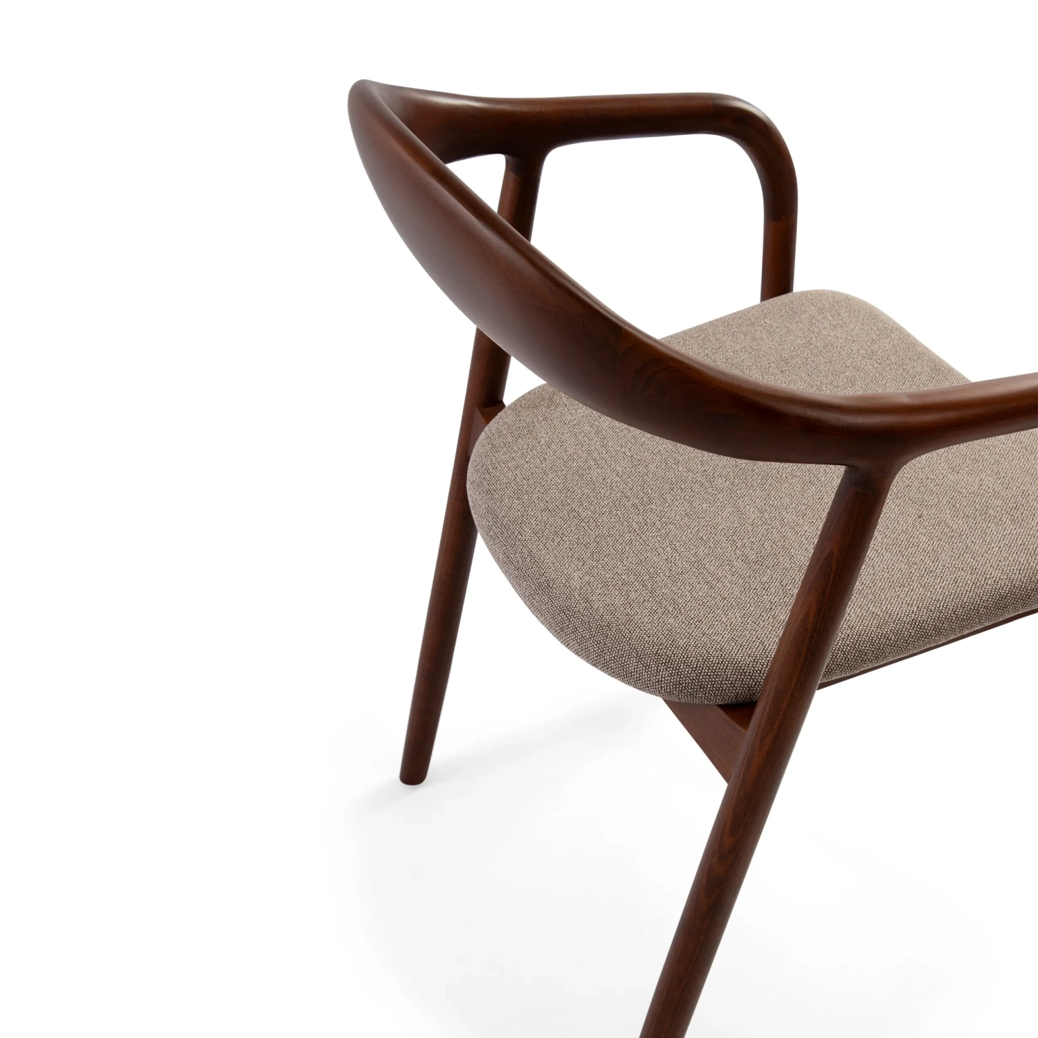 Warsow Nordic Silla de comedor de madera natural | Diseño elegante y confortable