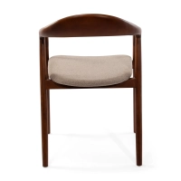 Warsow Nordic Silla de comedor de madera natural | Diseño elegante y confortable