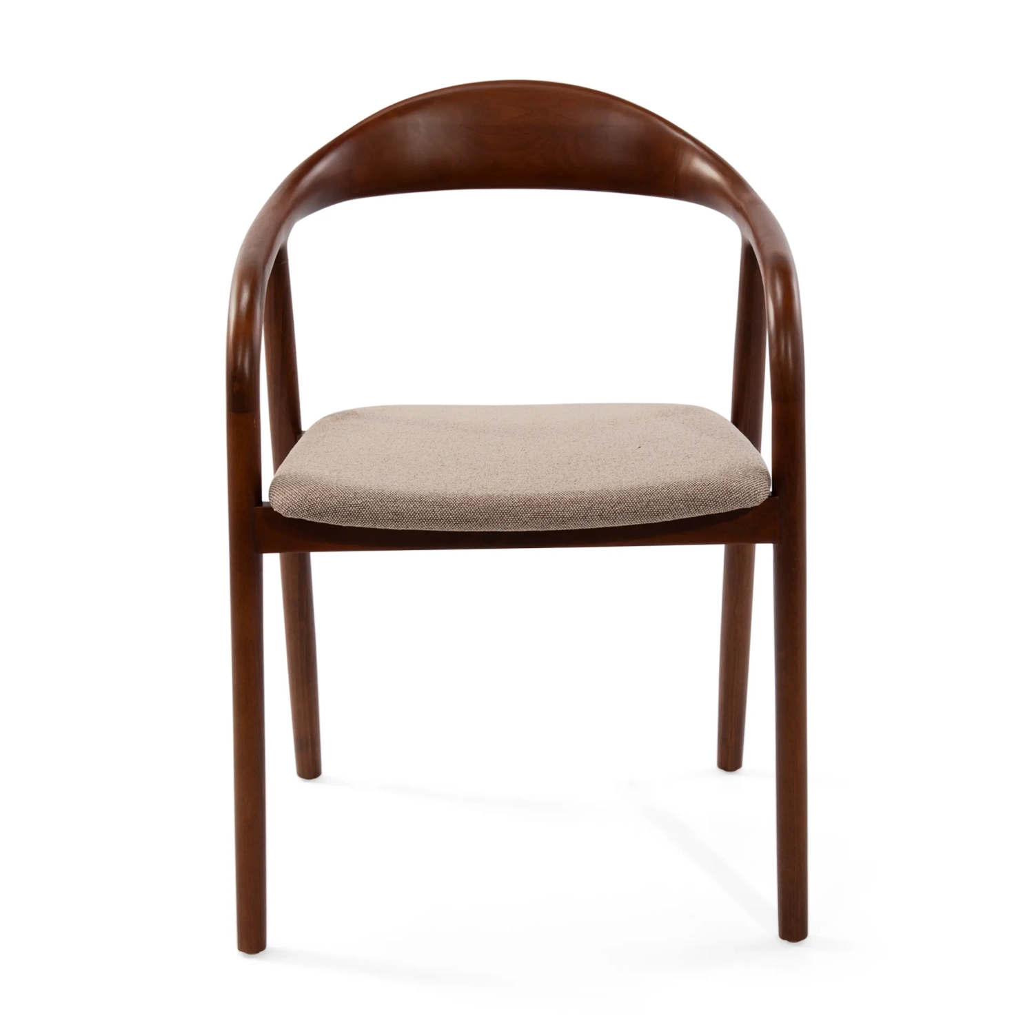Warsow Nordic Cadeira de jantar em madeira natural | Design elegante e confortável