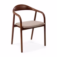 Warsow Nordic Esszimmerstuhl aus Naturholz | Elegantes & komfortables Design
