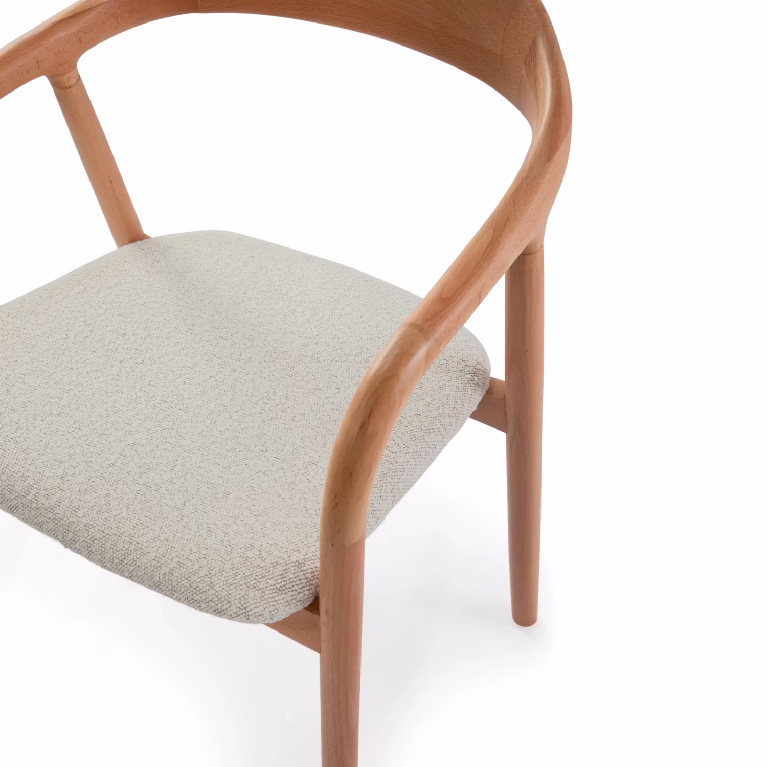 Warsow Nordic Esszimmerstuhl aus Naturholz | Elegantes & komfortables Design