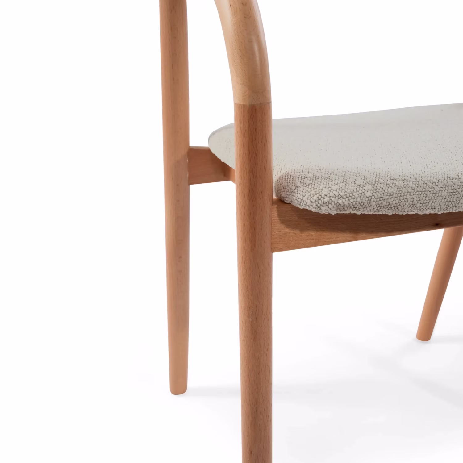 Warsow Nordic Esszimmerstuhl aus Naturholz | Elegantes & komfortables Design