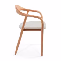 Warsow Nordic Esszimmerstuhl aus Naturholz | Elegantes & komfortables Design