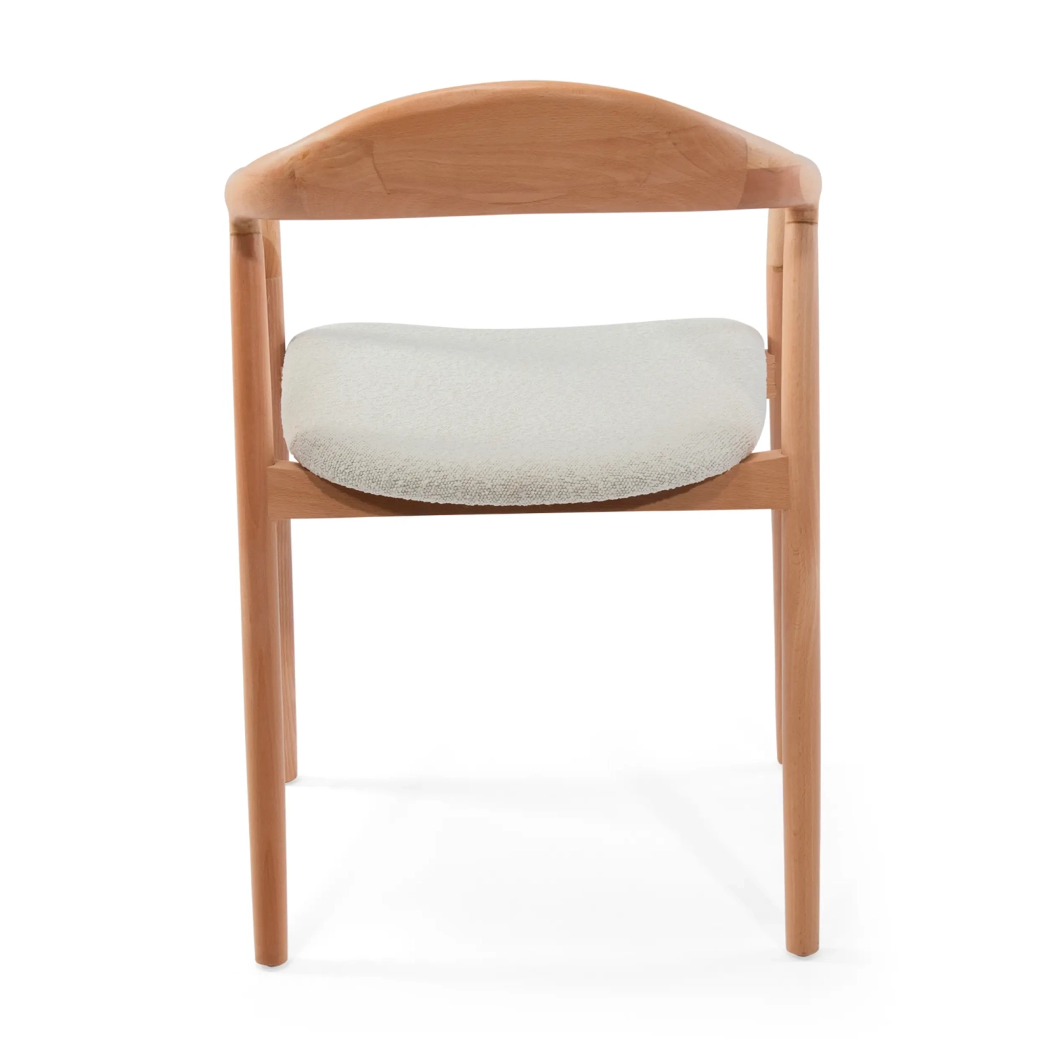 Warsow Nordic Dining Chair in Natural Wood | Elegant & Comfortable Design