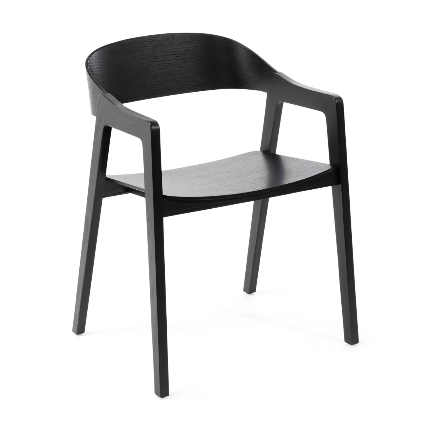 Scandinavische Eiken Stoel met Armen Soho | Scandinavisch Minimalistisch Ontwerp
