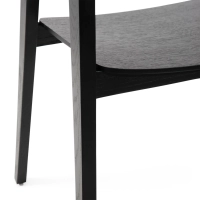 Skandynawskie krzesło dębowe z podłokietnikami Soho | Skandynawski minimalistyczny design