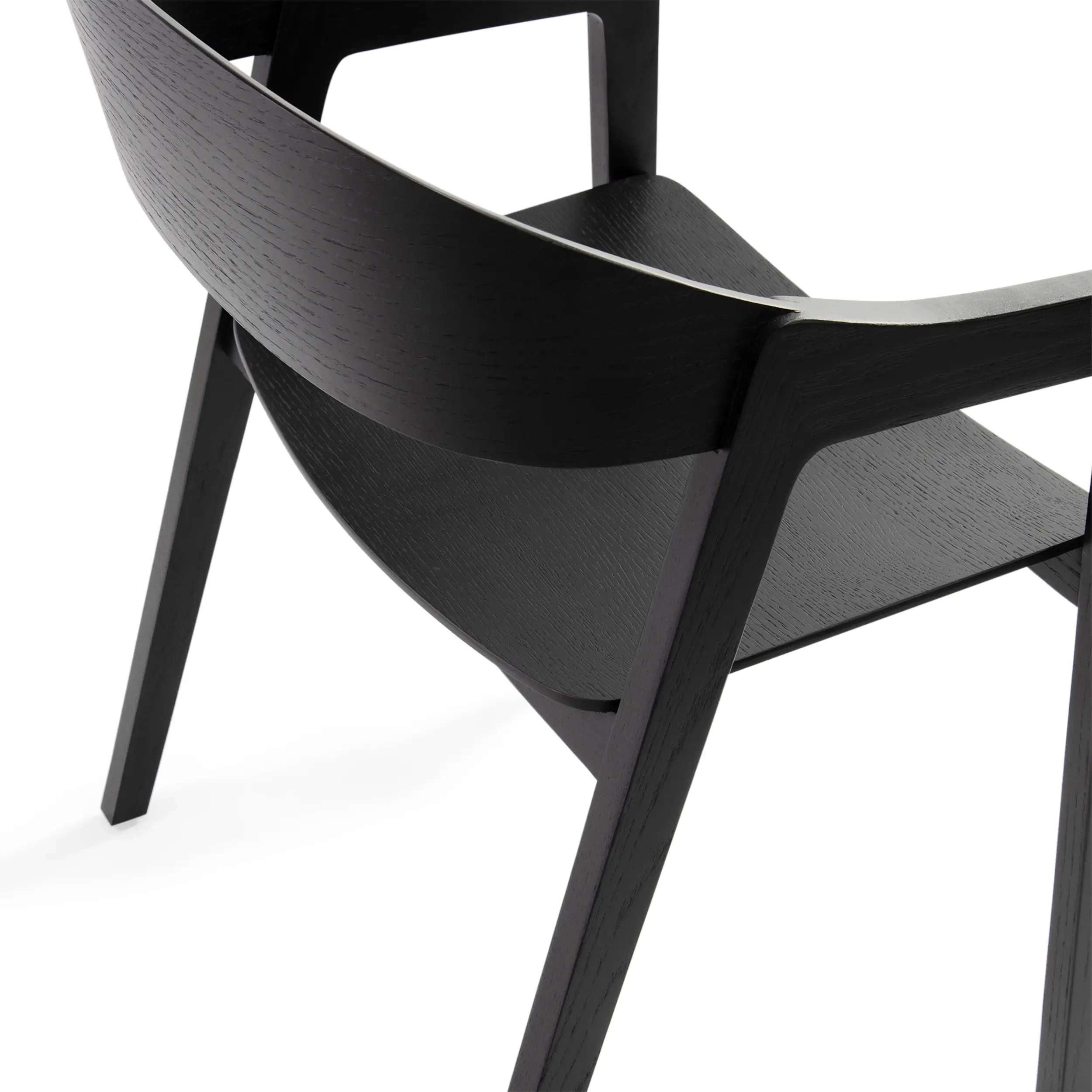 Skandynawskie krzesło dębowe z podłokietnikami Soho | Skandynawski minimalistyczny design