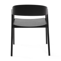 Skandynawskie krzesło dębowe z podłokietnikami Soho | Skandynawski minimalistyczny design