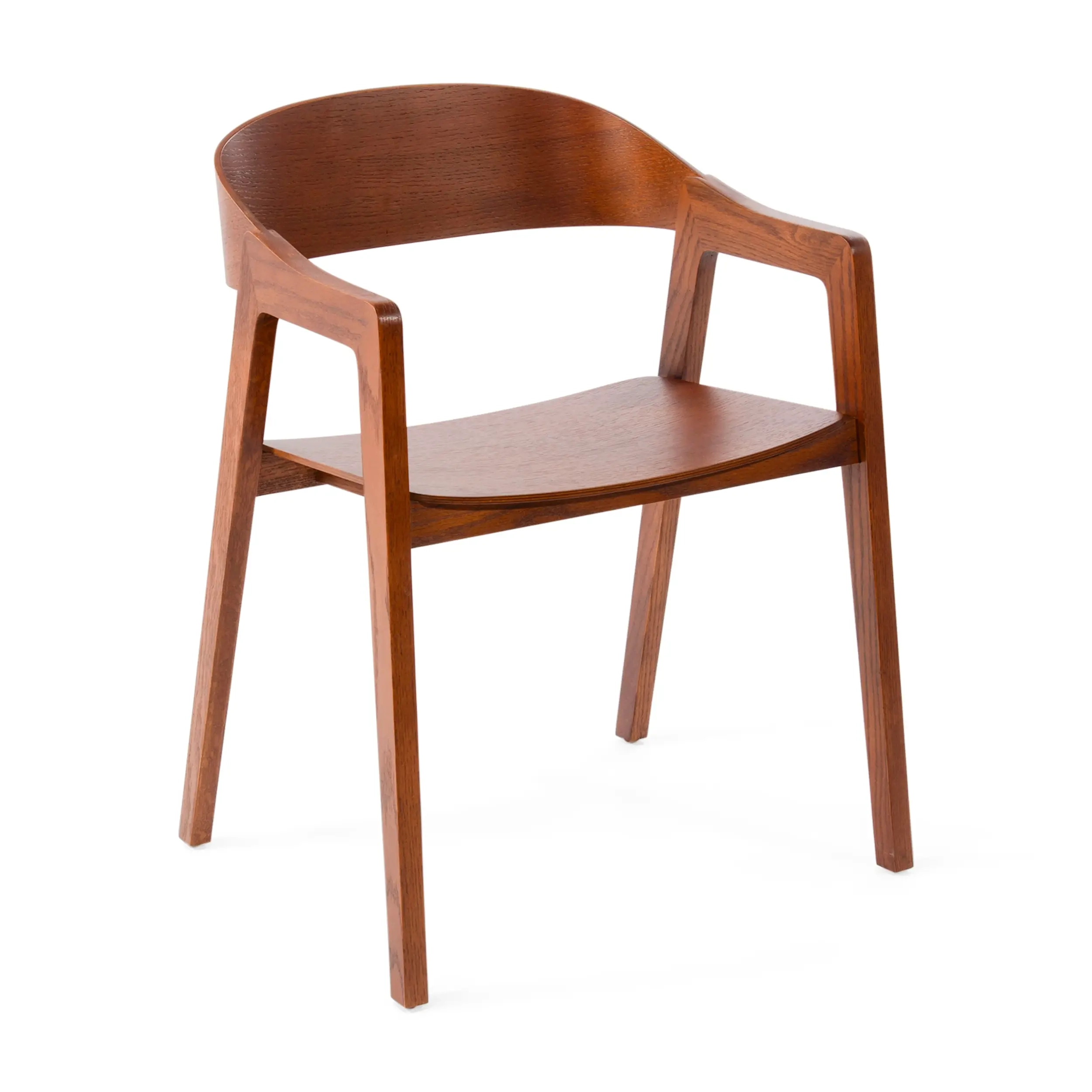 Skandynawskie krzesło dębowe z podłokietnikami Soho | Skandynawski minimalistyczny design