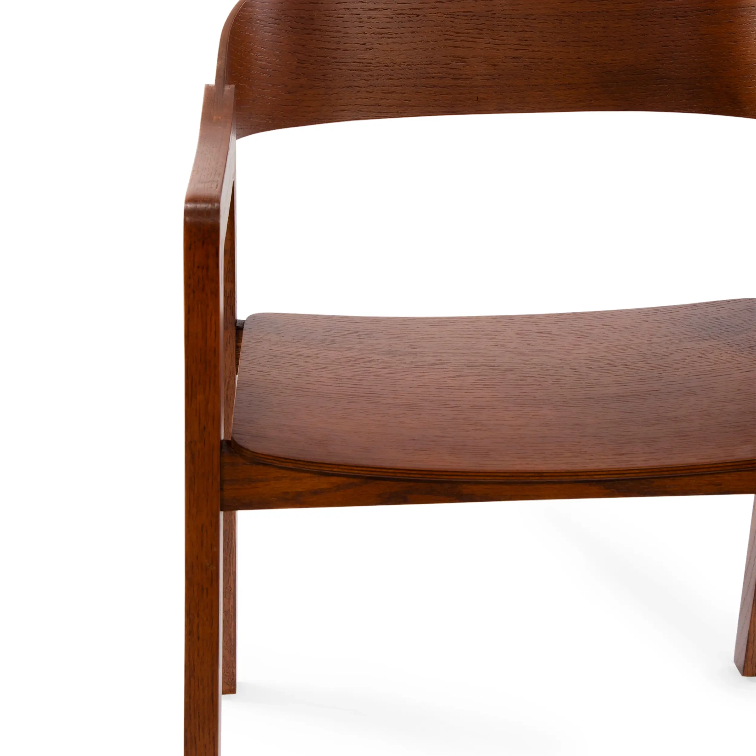 Skandynawskie krzesło dębowe z podłokietnikami Soho | Skandynawski minimalistyczny design