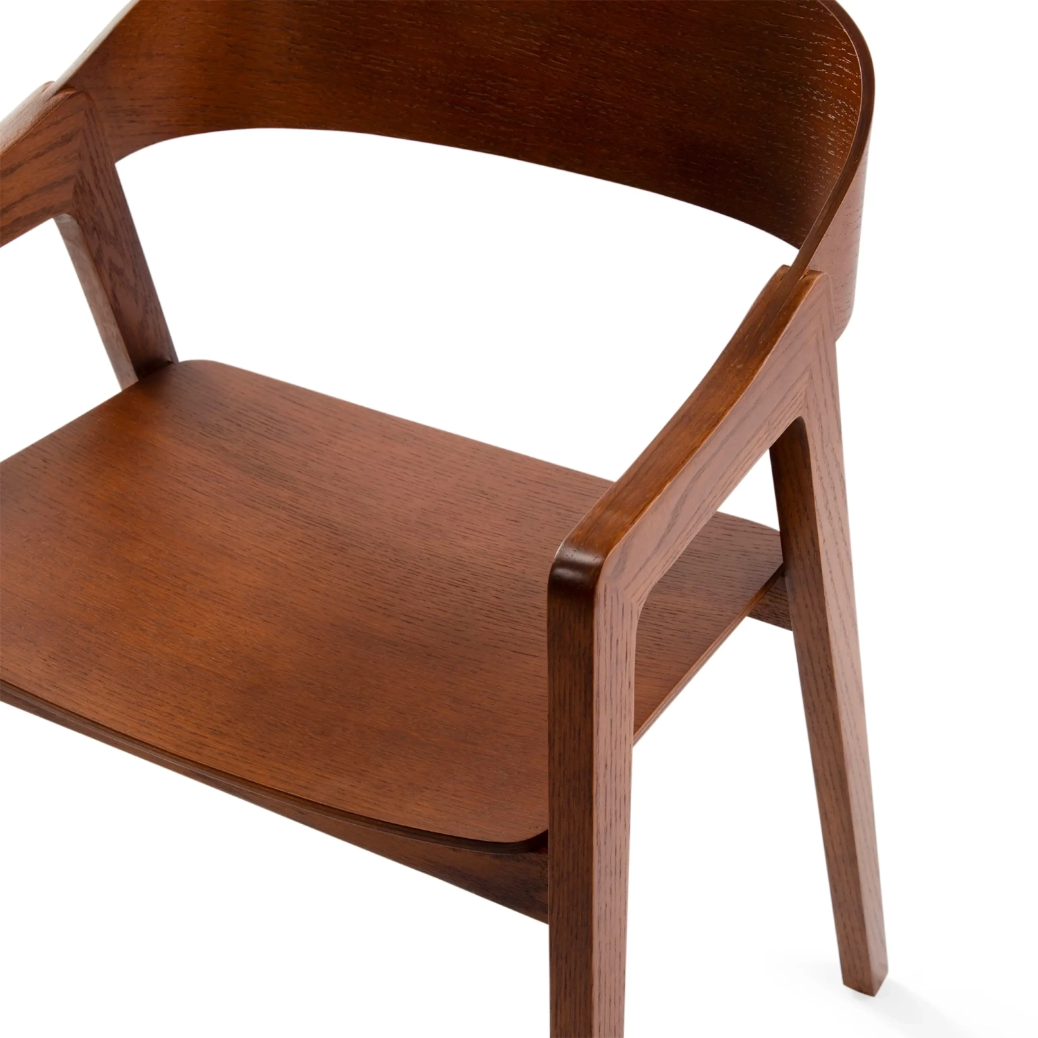 Cadeira de carvalho nórdico com braços Soho | Design minimalista escandinavo