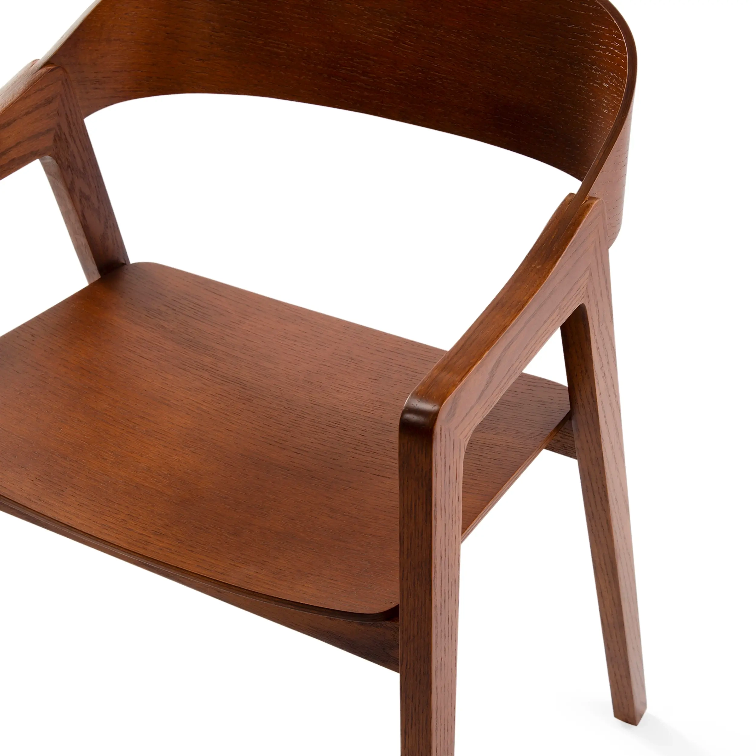 Skandynawskie krzesło dębowe z podłokietnikami Soho | Skandynawski minimalistyczny design