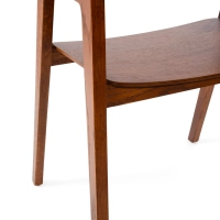 Sedia nordica in rovere con braccioli Soho | Design minimalista scandinavo