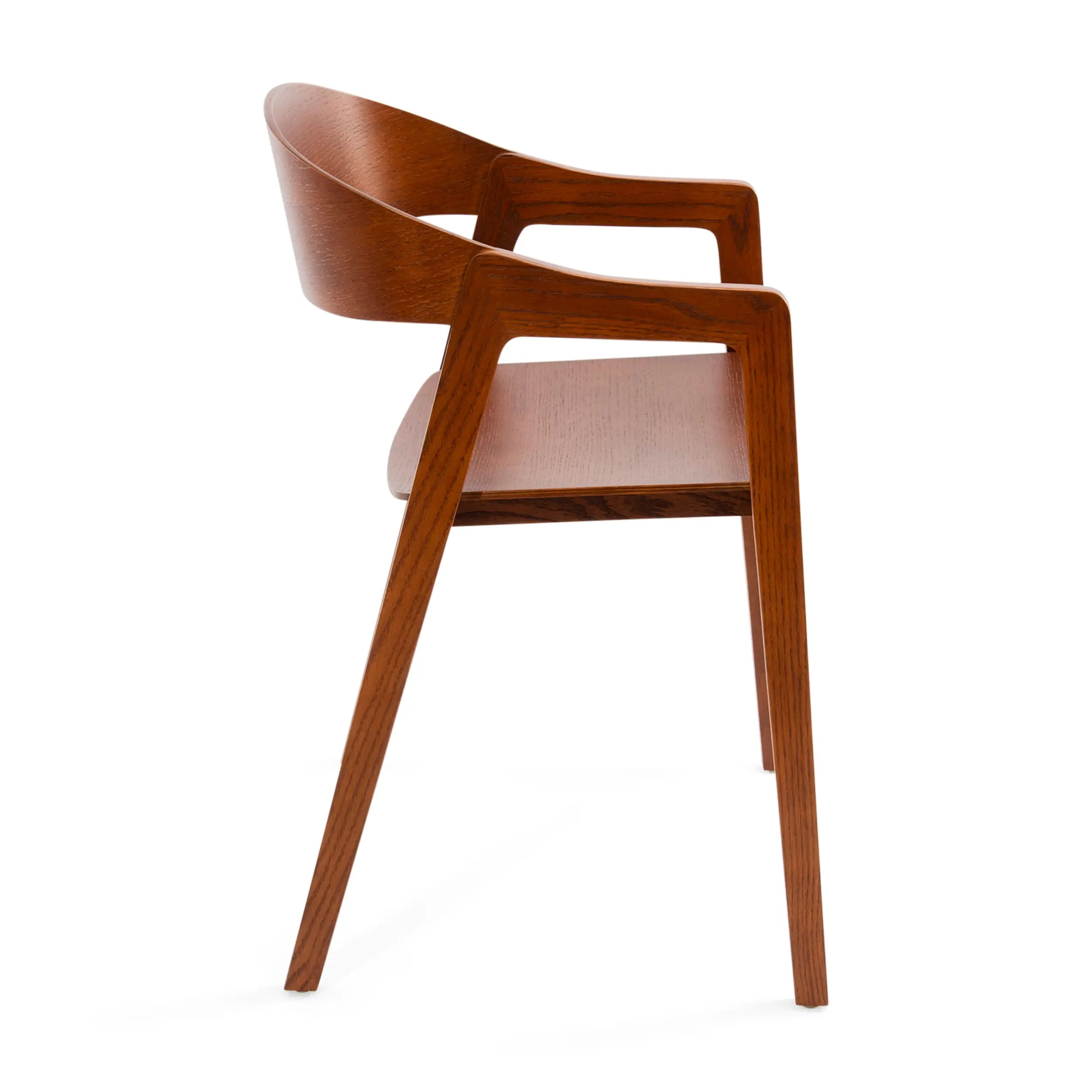 Skandynawskie krzesło dębowe z podłokietnikami Soho | Skandynawski minimalistyczny design