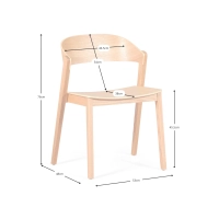 Cadeira Nordic Soho - Cadeiras nórdicas de madeira - Mueble Design