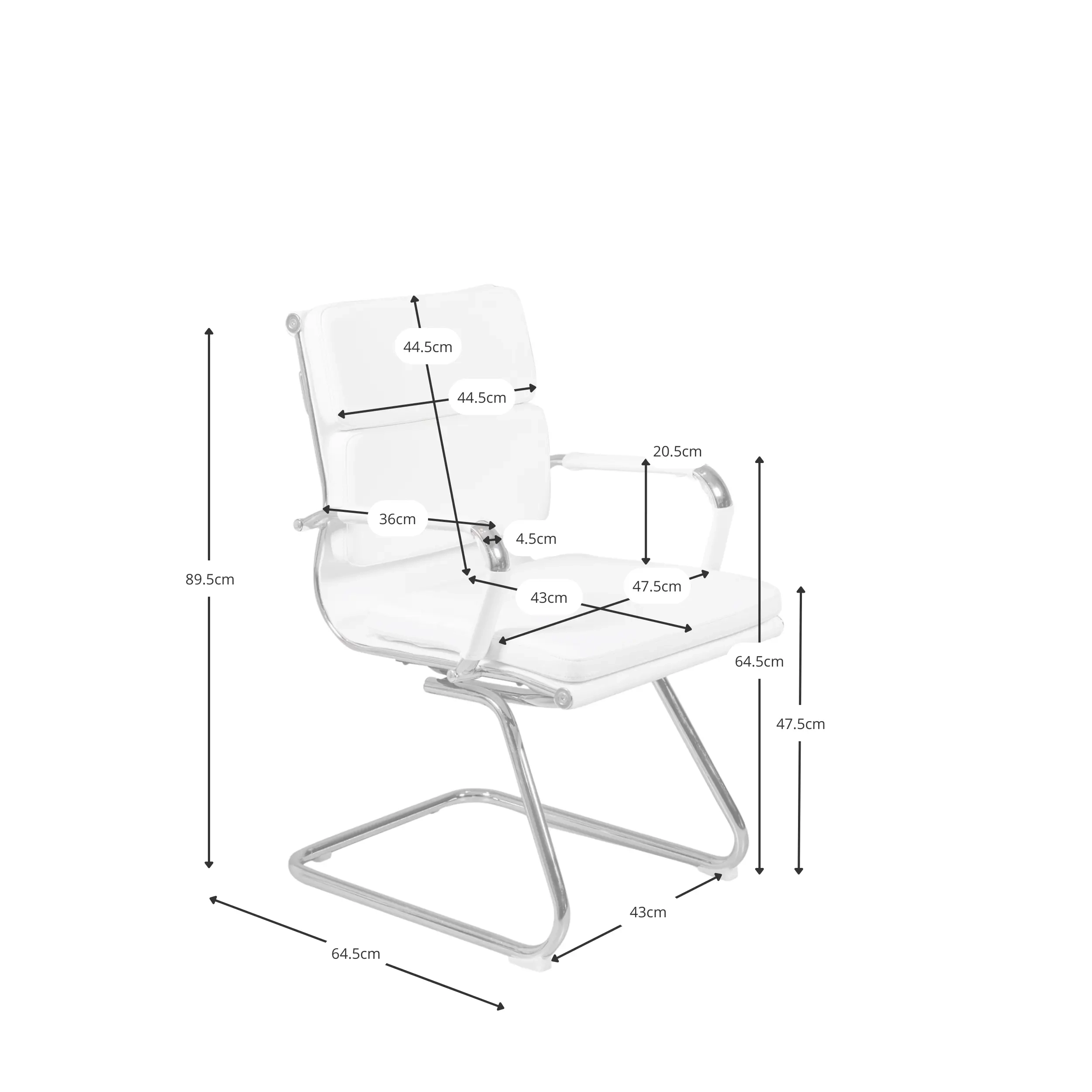 Kontorsstol Soft Pad Lowback Fixed Edition | Dämpad komfort och modern design