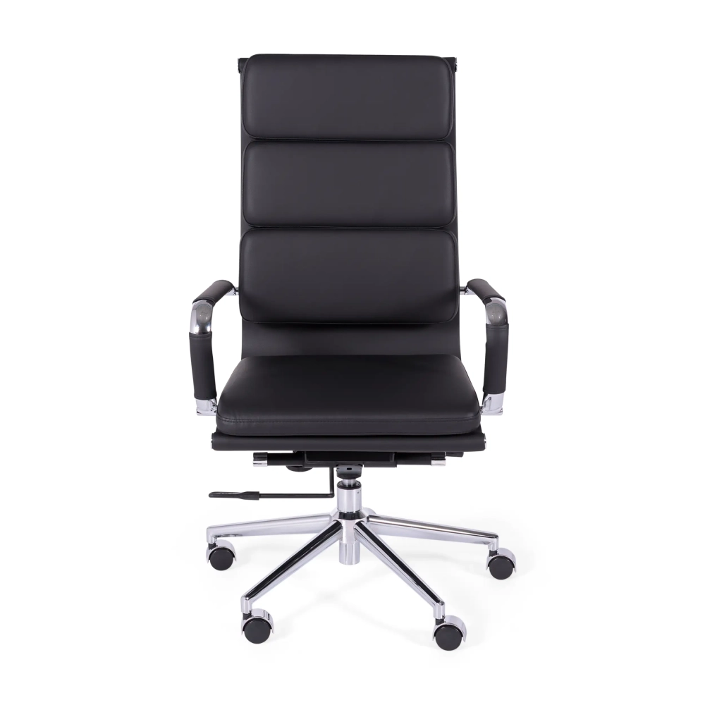 Moderne bureaustoel bekleed met kunstleer | Comfort en professionele stijl