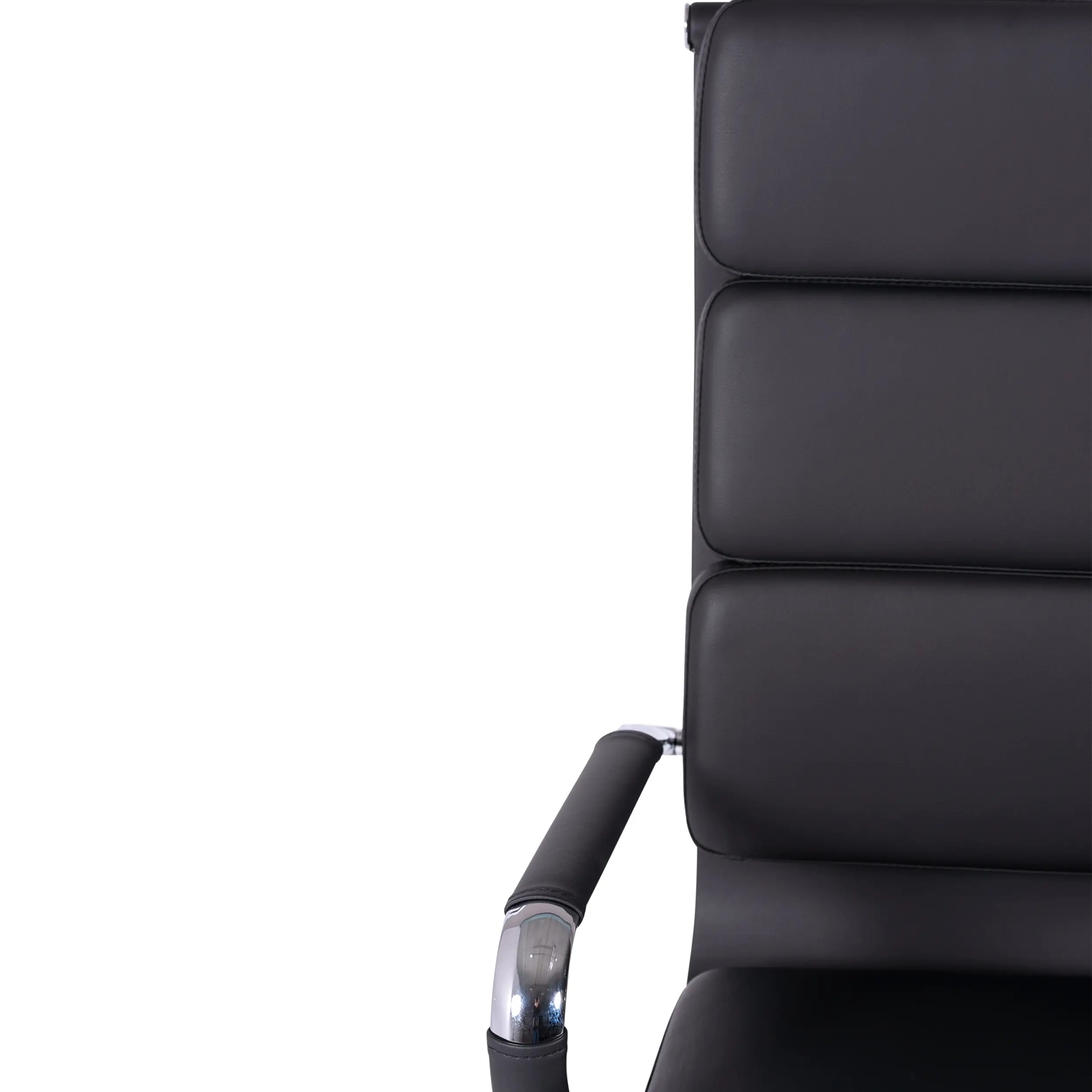 Modern kontorsstol klädd i konstläder | Komfort och professionell stil